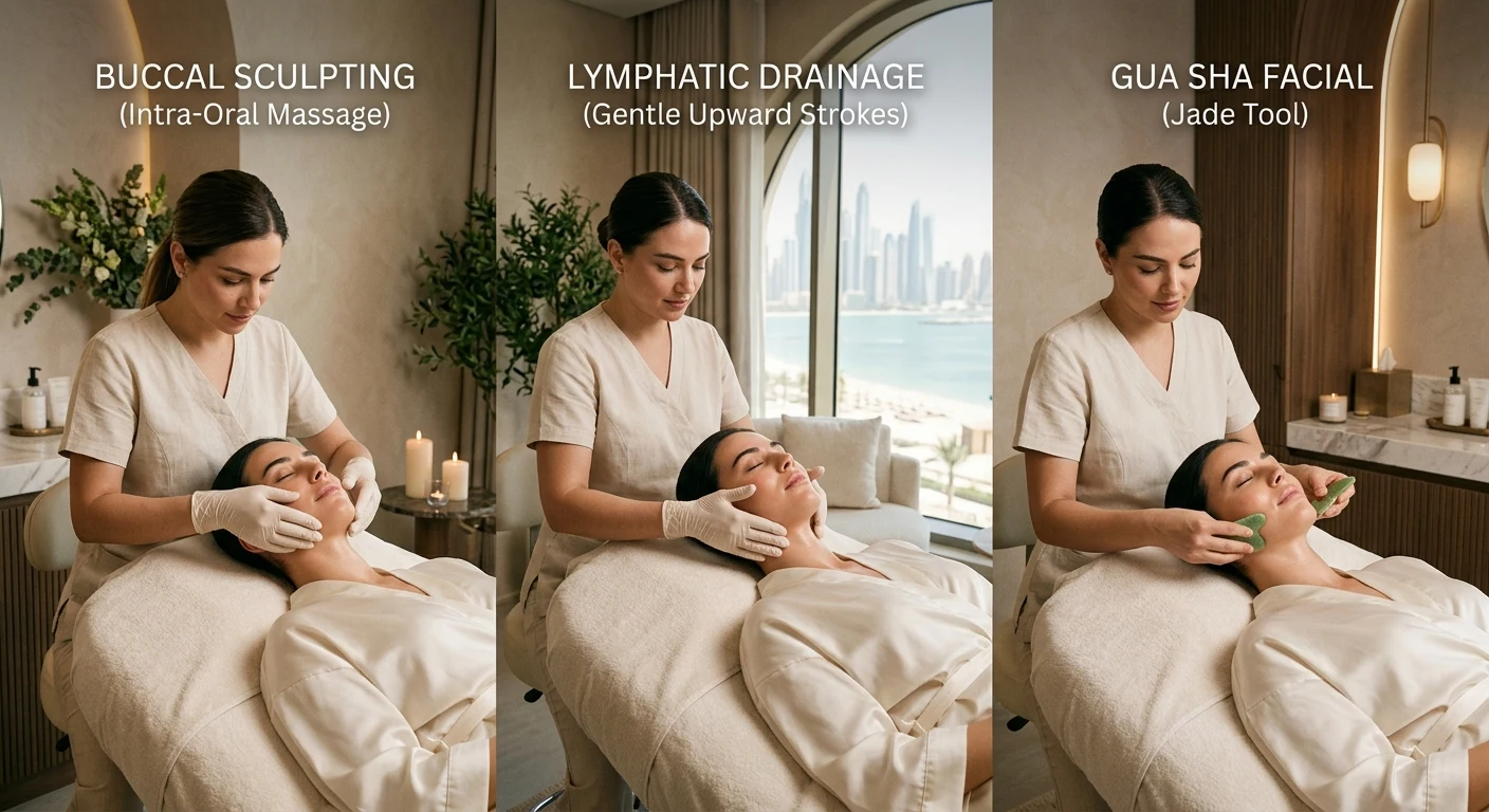 Buccal vs Lymphatic vs Gua Sha — Which Facial Massage Wins in Dubai?