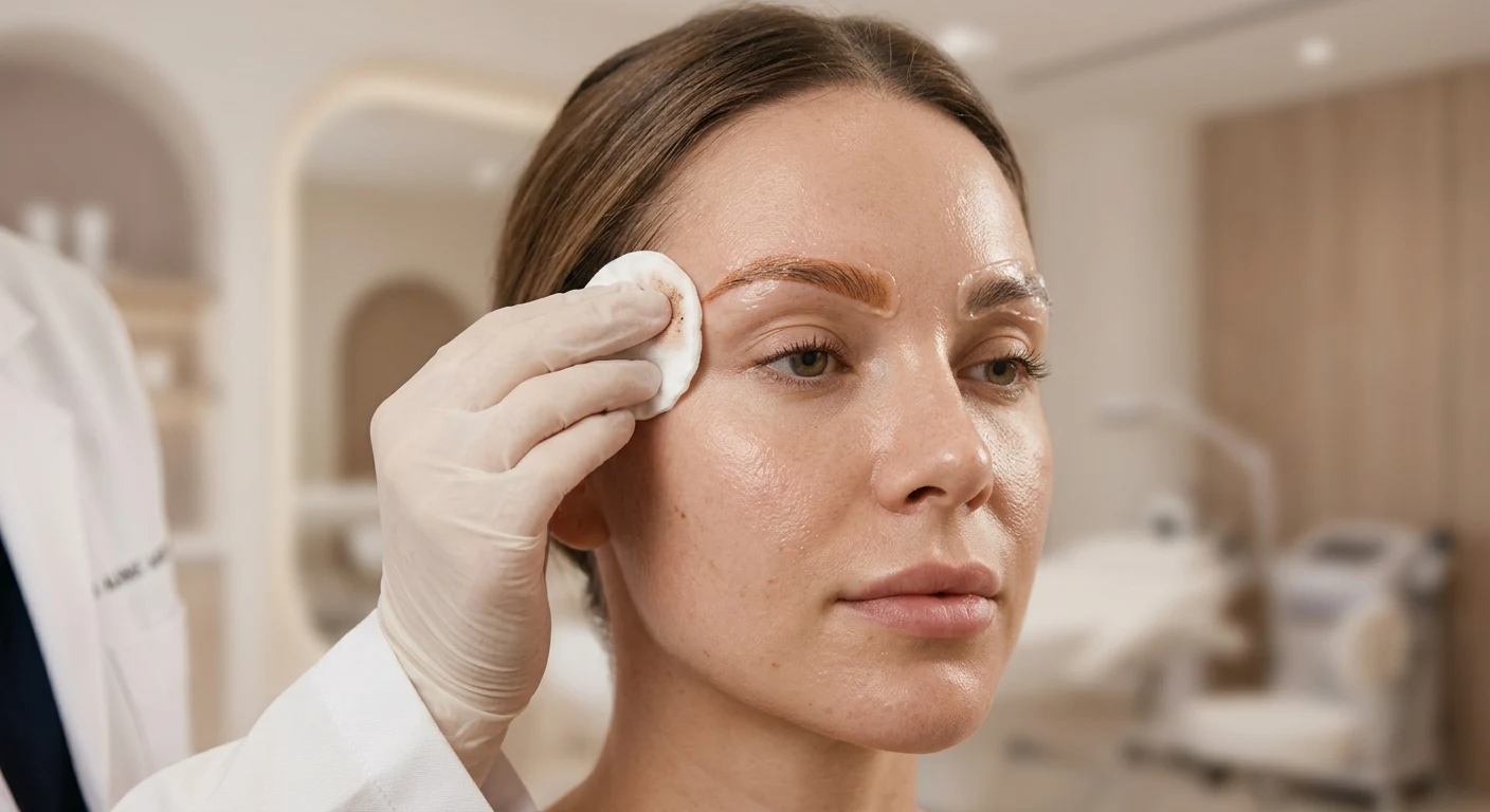 Eyebrow Saline Removal Dubai: Gentle Lightening for Old PMU
