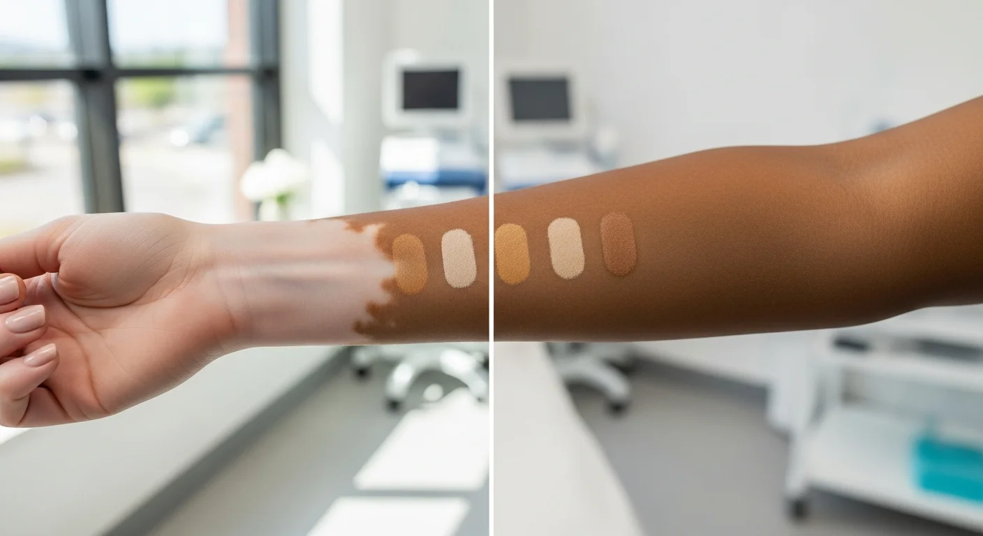 Vitiligo Camouflage Pigment Matching Guide for All Skin Tones