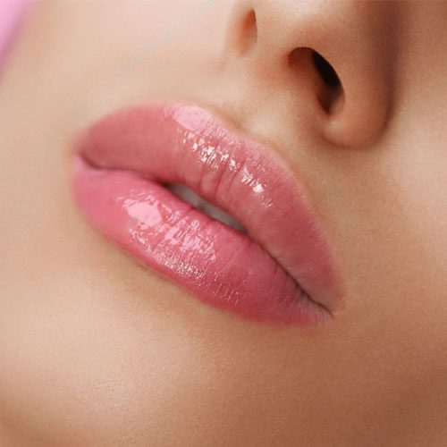 share of pink lip blush