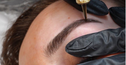 Machine Hair Strokes- Brow Artistry